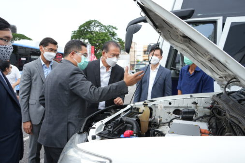 MHESI showcases an army of electric vehicles at Low Carbon City & EV Expo 2022 in Nakhon Ratchasima